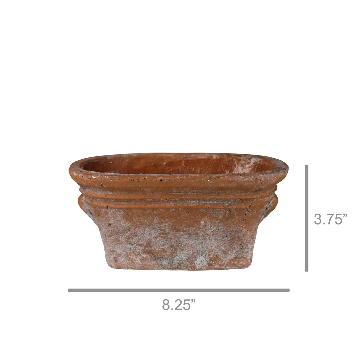Tresco Rustic Oval Pot