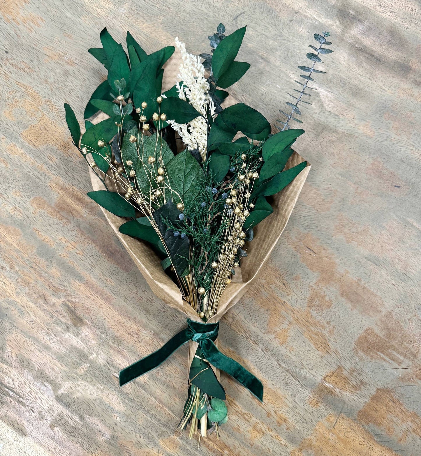 Winter 16" Bouquet: Winter Grains