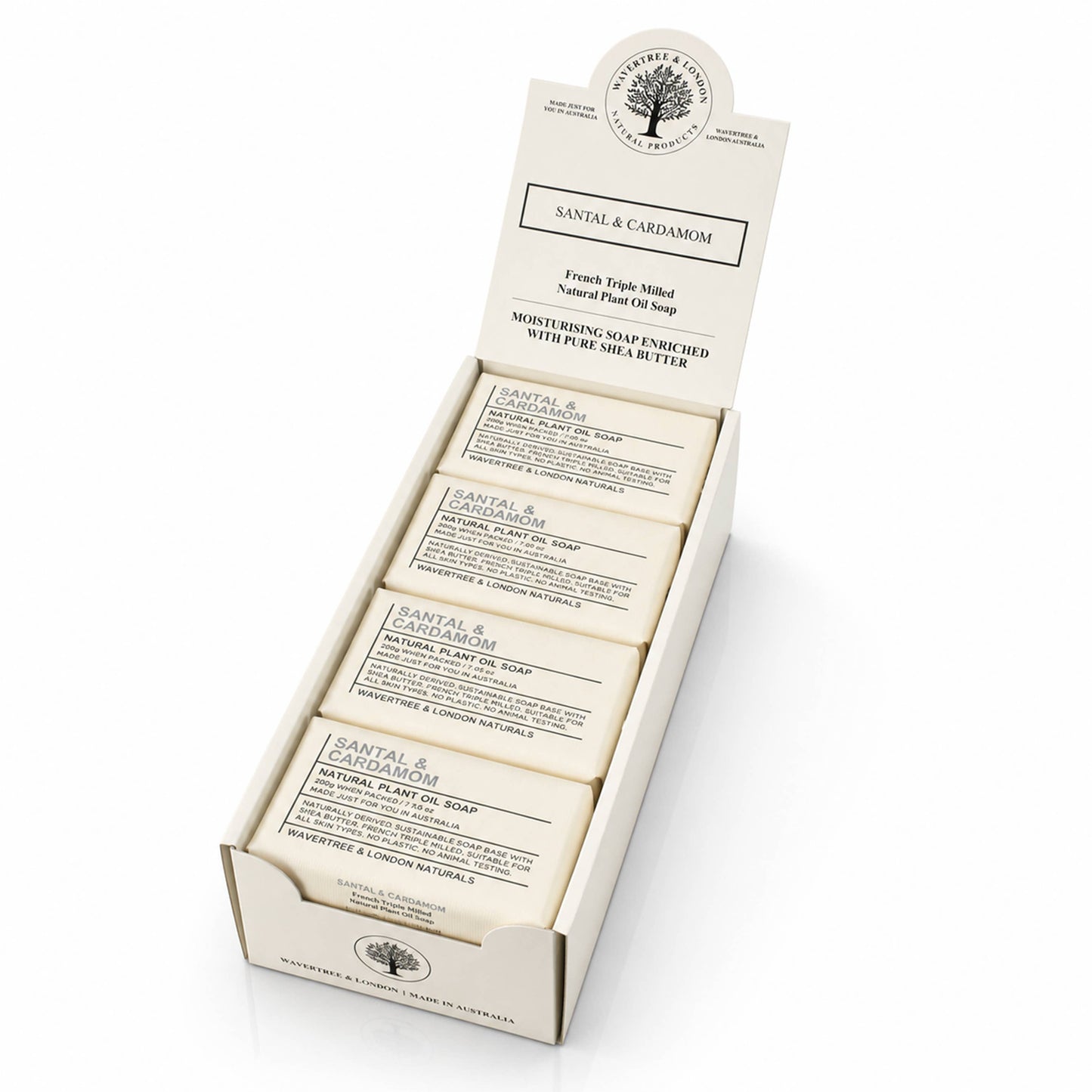 Wavertree & London Naturals Soap bar - Santal & Cardamon