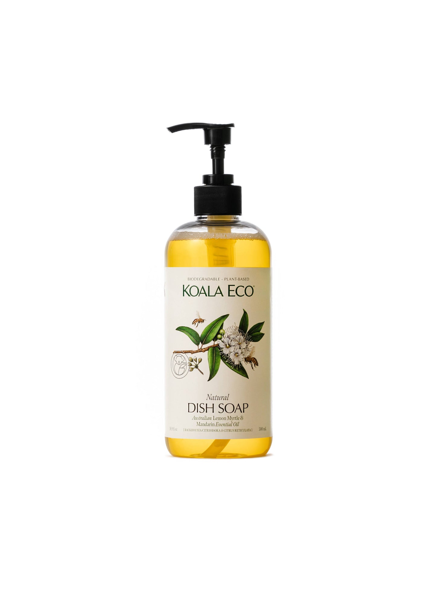 Natural Dish Soap Lemon Myrtle & Mandarin, 16 oz