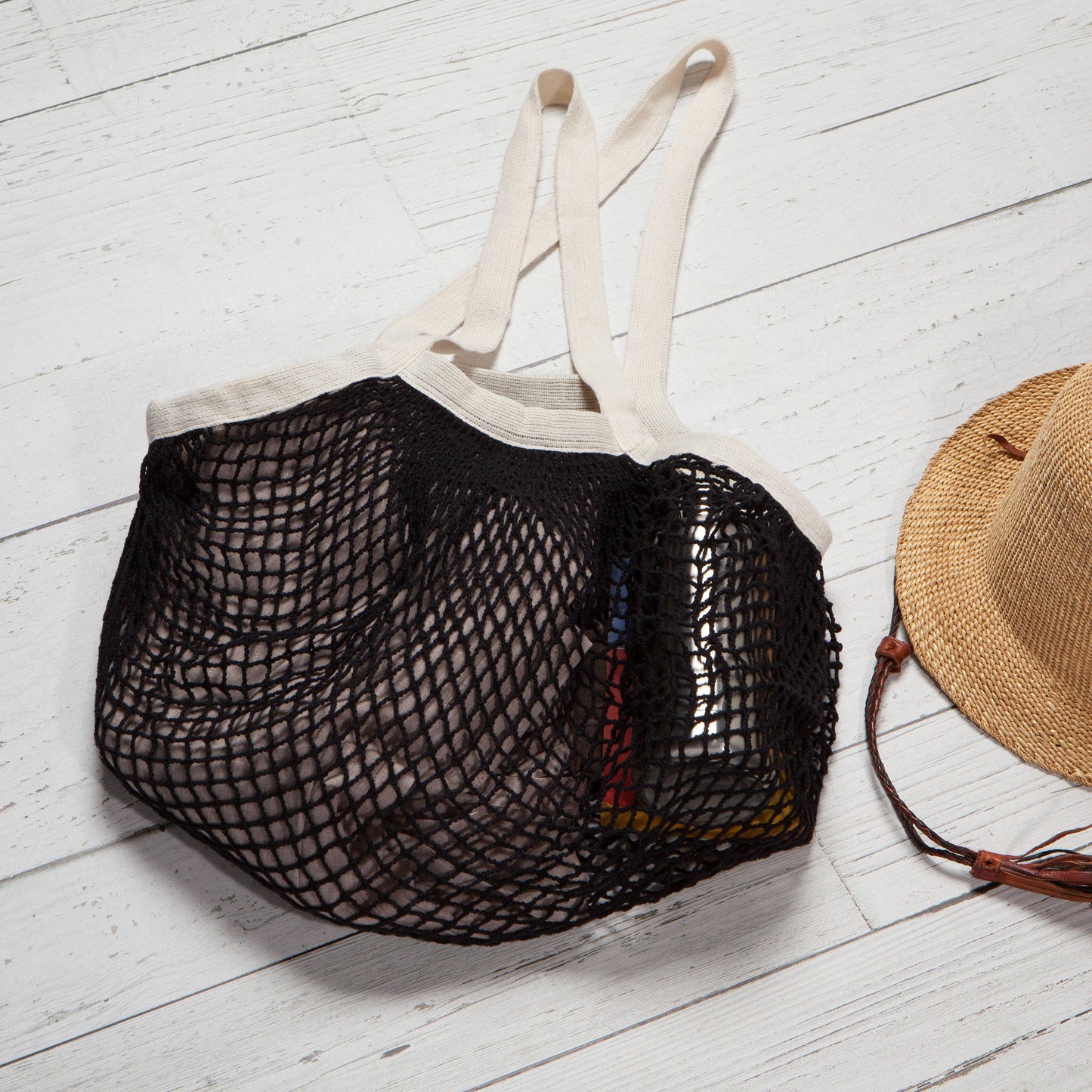 Le Marche Duo Raven Net Shopping Bag