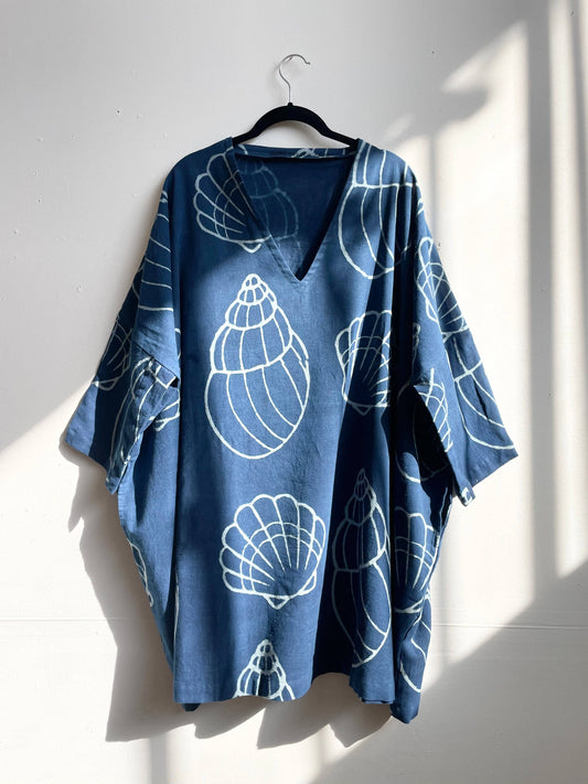 Coquillage Indigo Dress