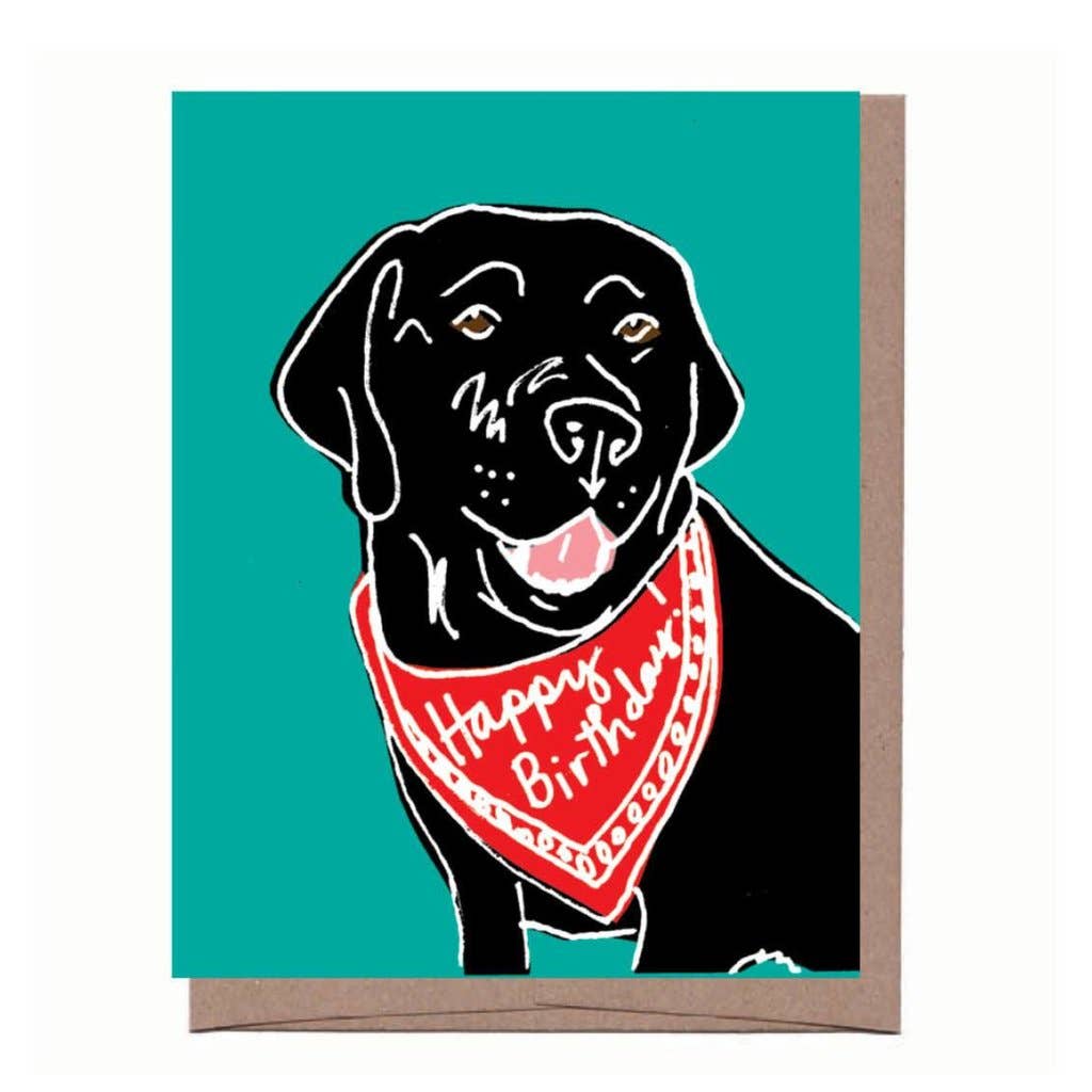 Bandana	Birthday Greeting Card