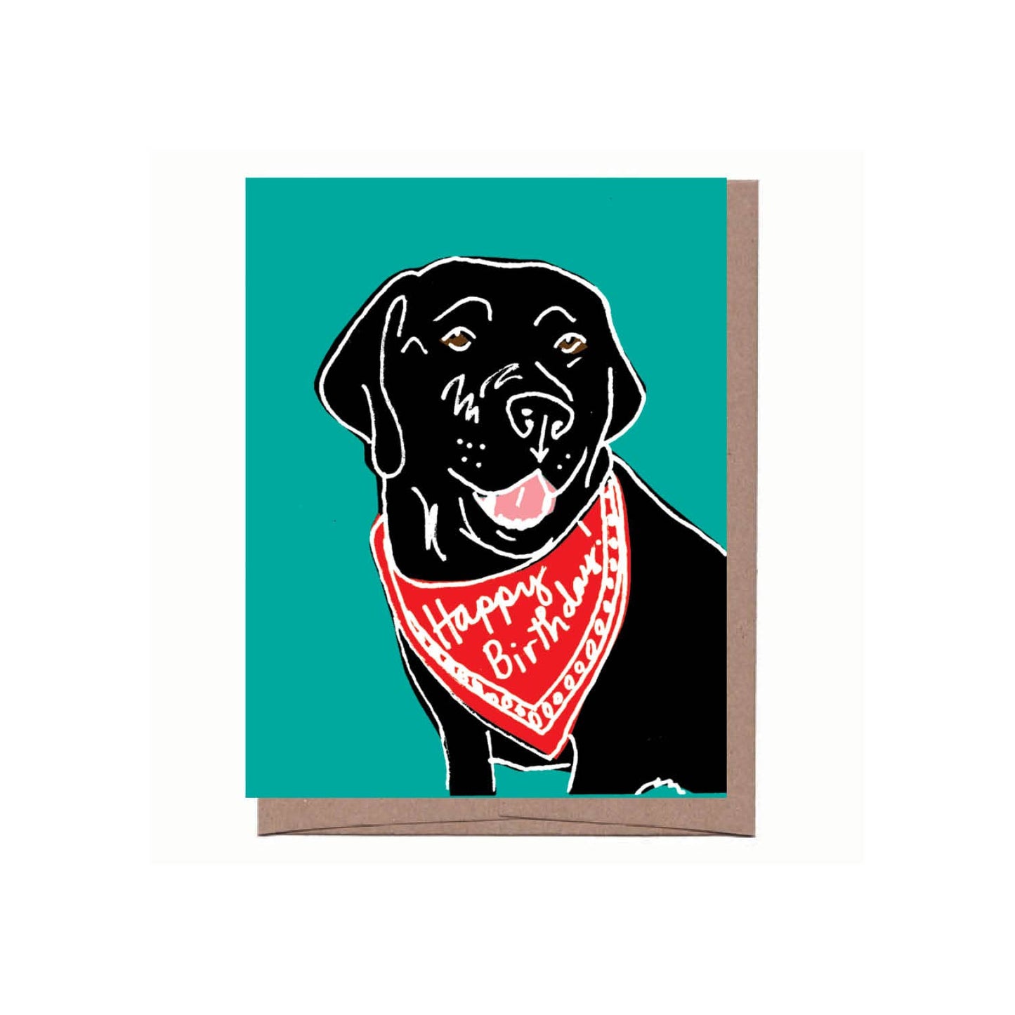 Bandana	Birthday Greeting Card