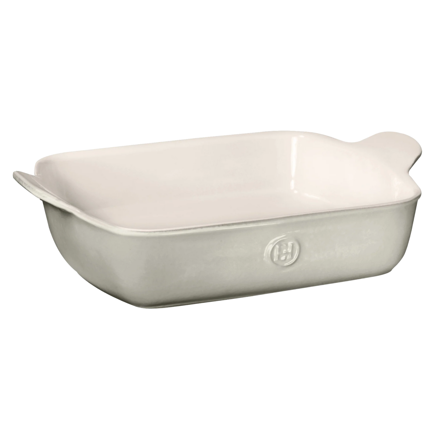 Emile Henry Rectangular Dish For 2-Pearl Gray