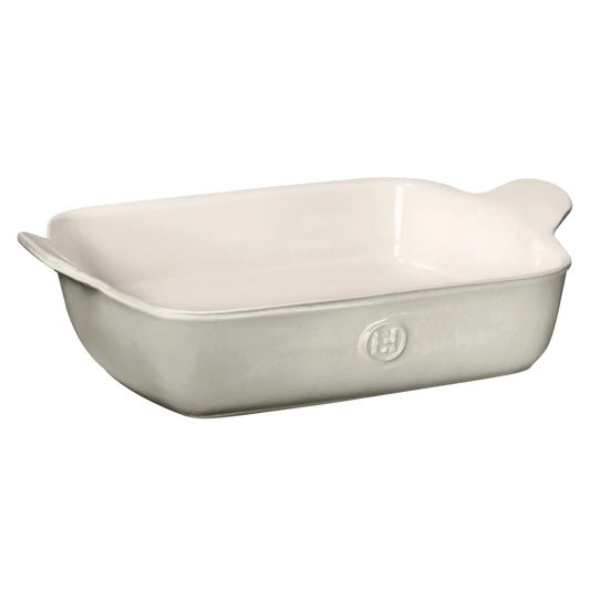 Emile Henry Rectangular Dish For 2-Pearl Gray