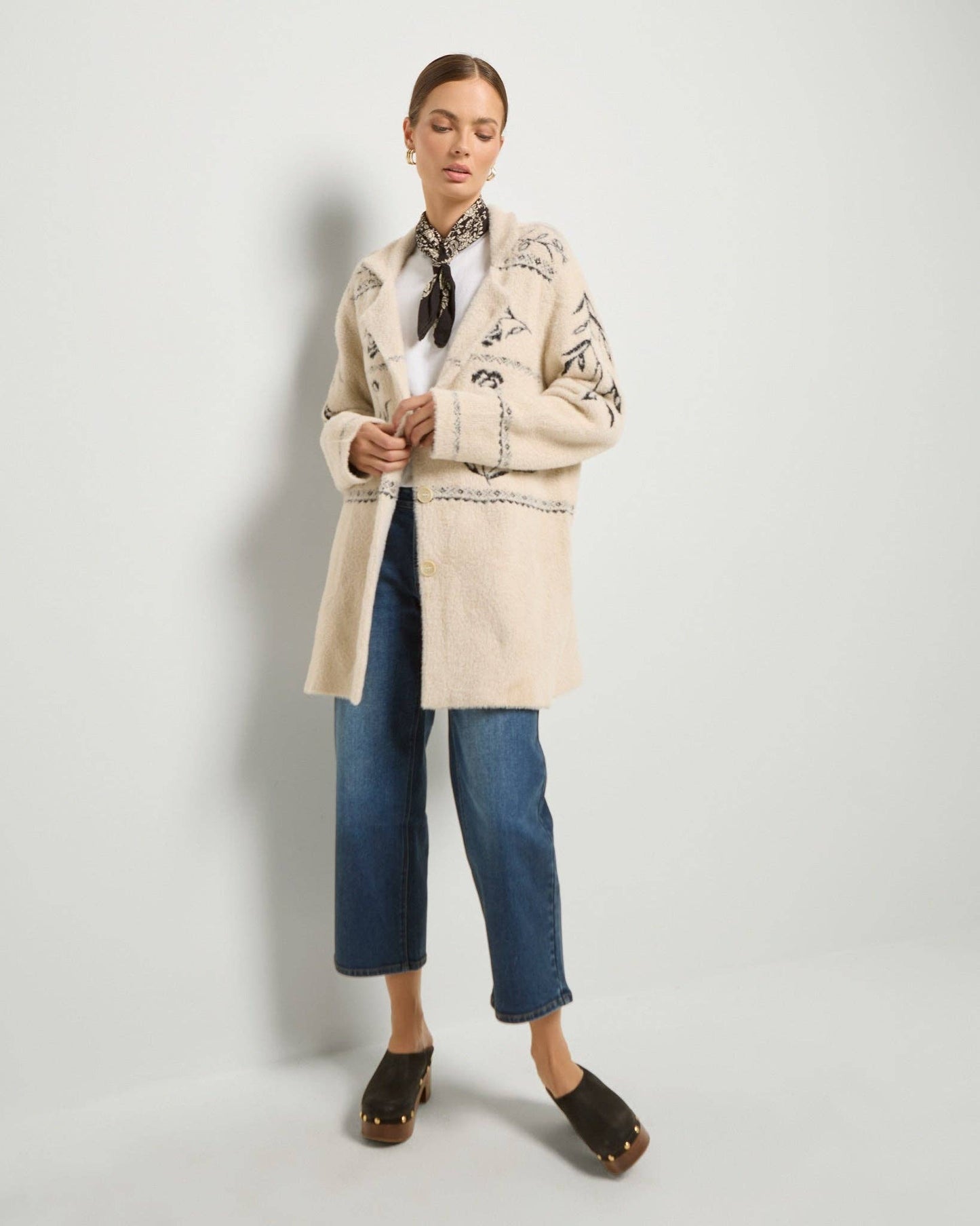 Luxe Coatigan: Cream / M