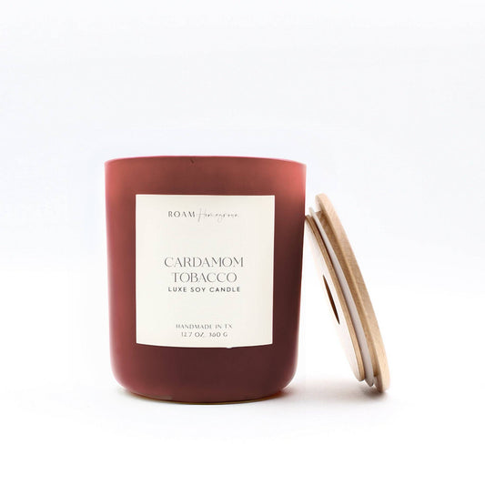 Brighter Days Soy Candle, Cardamom Tobacco