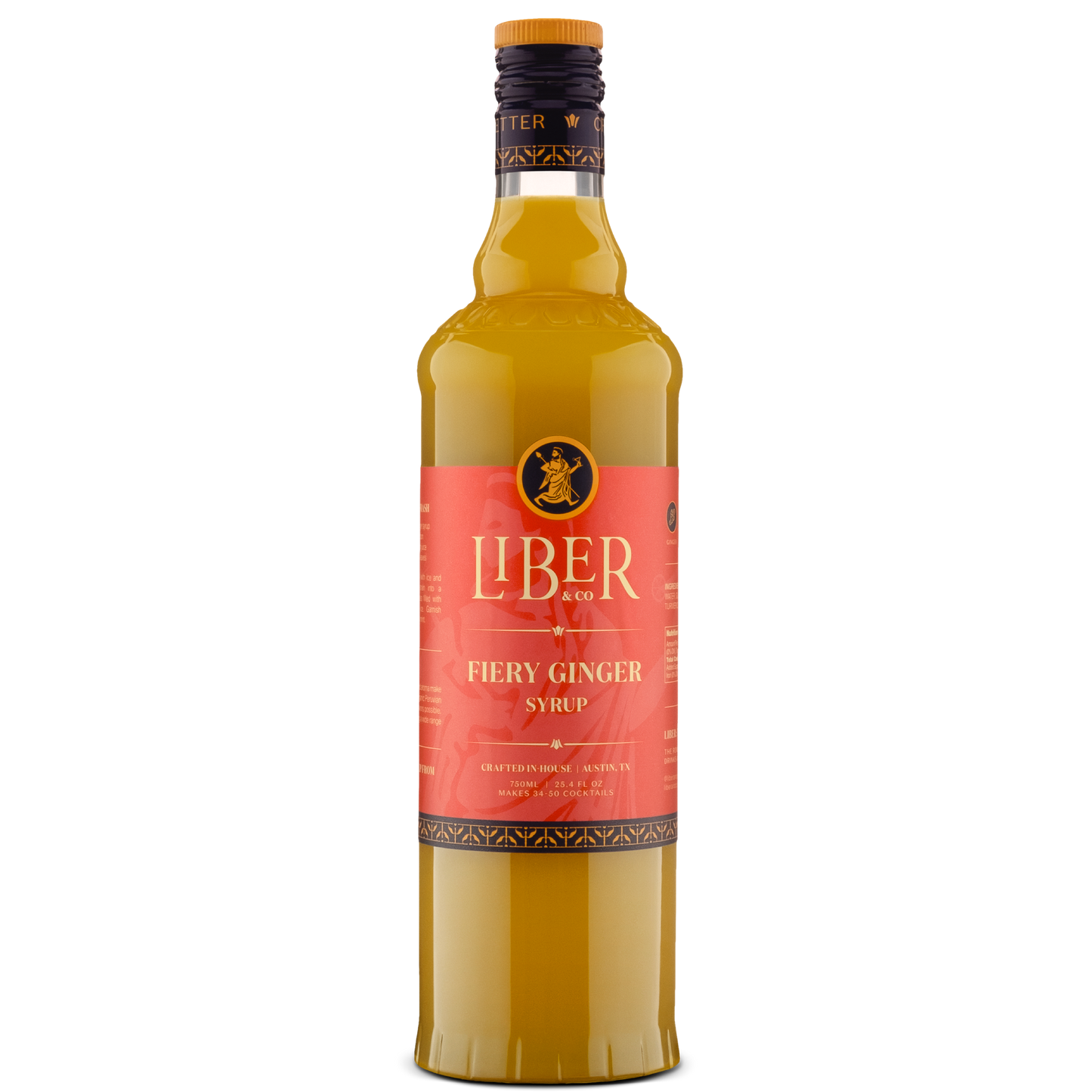Fiery Ginger Syrup: 375 mL
