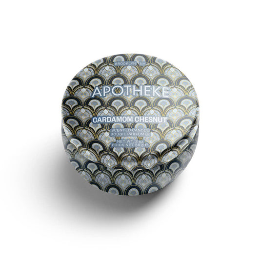 Cardamom Chestnut Mini Scented Candle Tin
