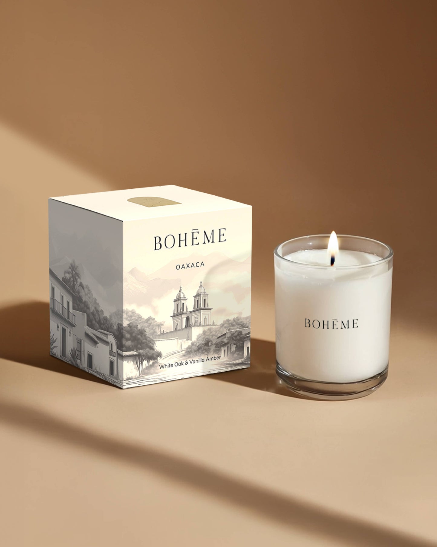 Oaxaca Wholesale Candle – White Oak, Amber & Vanilla