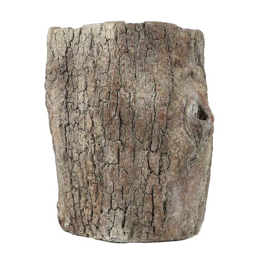 Faux Bois Log Planter: Large