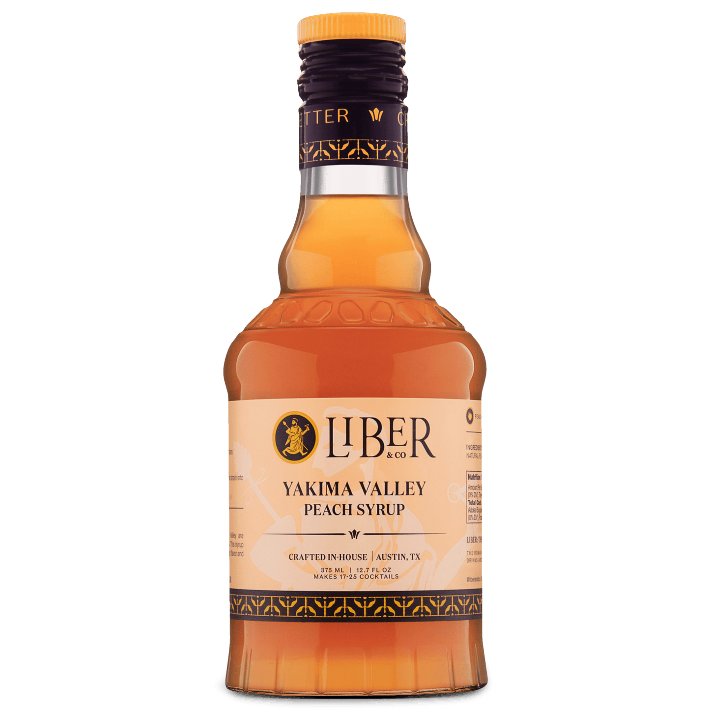 Yakima Valley Peach Syrup: 375 mL