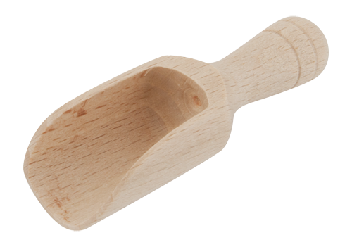 Wooden Salt Scoop