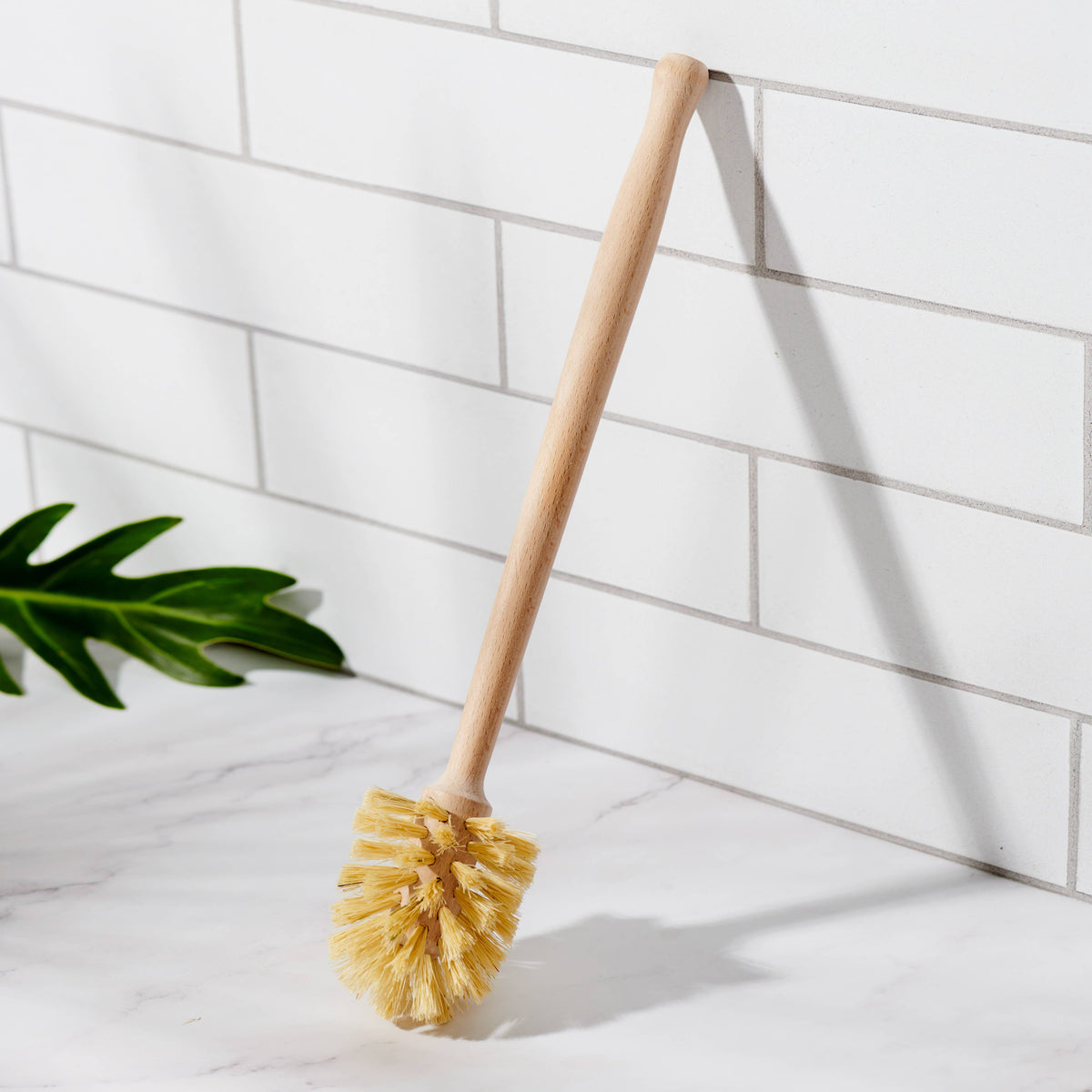 Long Handle Bamboo and Sisal Toilet Brush (Plastic Free)