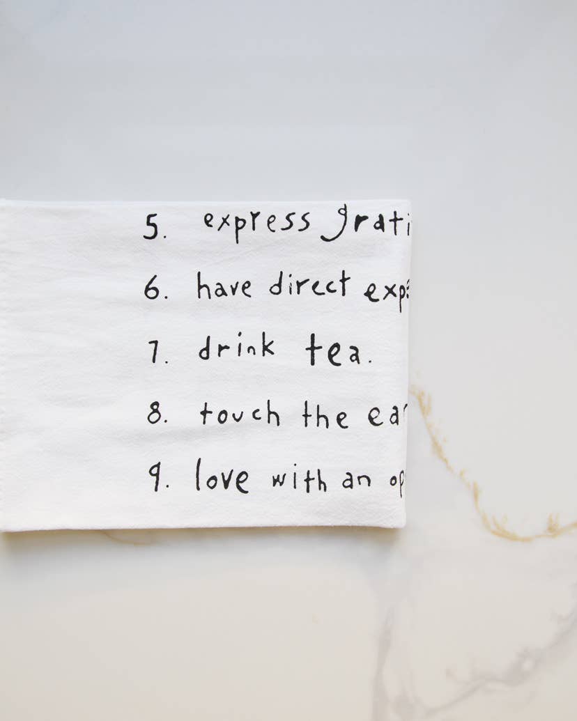To Do List Towel