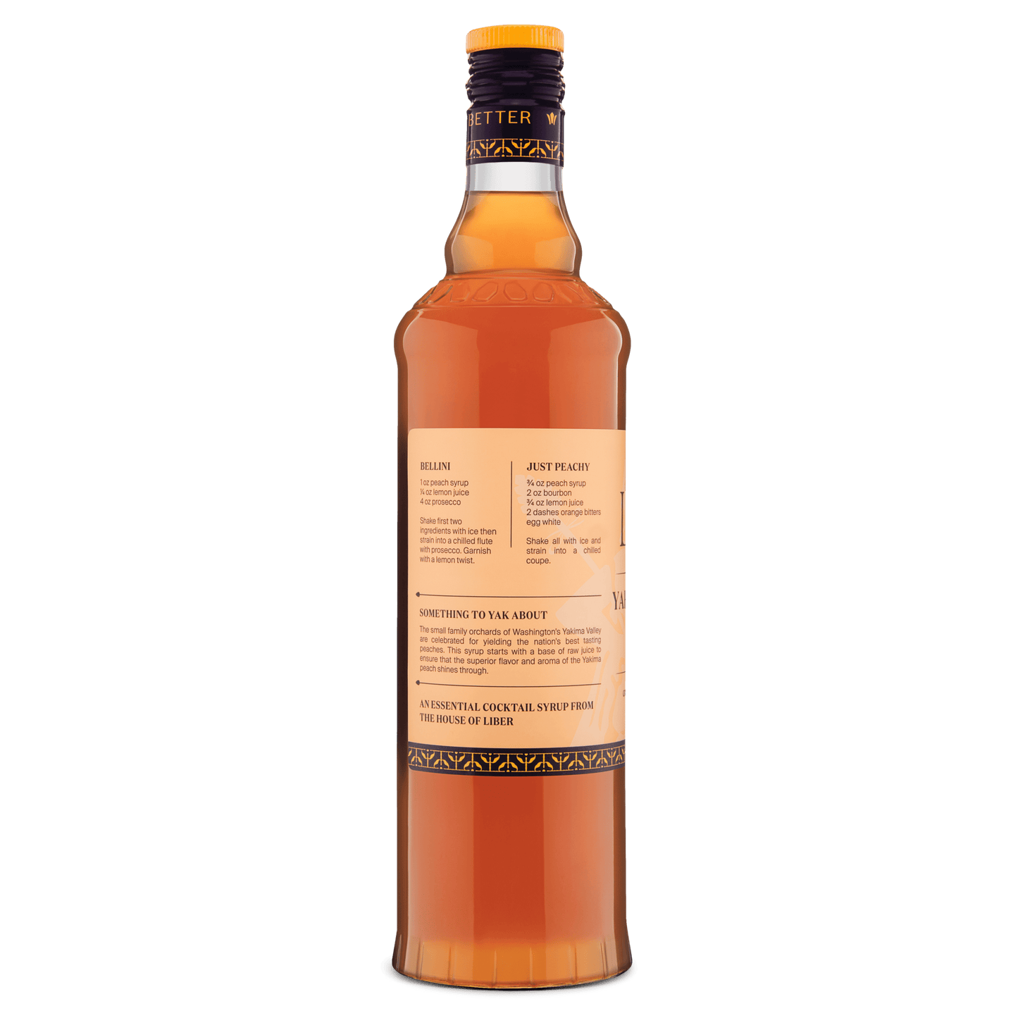 Yakima Valley Peach Syrup: 375 mL