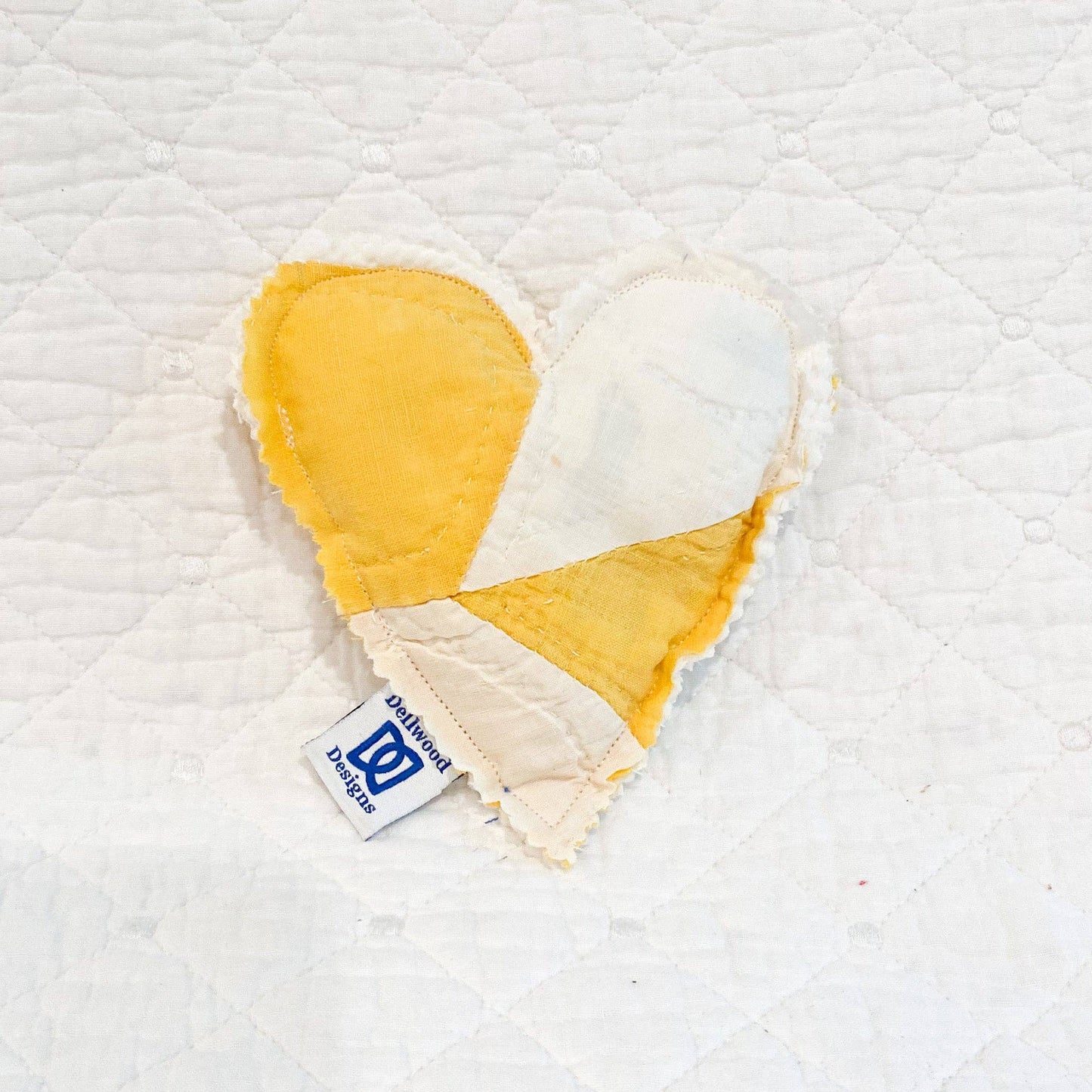 Heart Lavender Sachet–Handmade with Assorted Antique Quilts