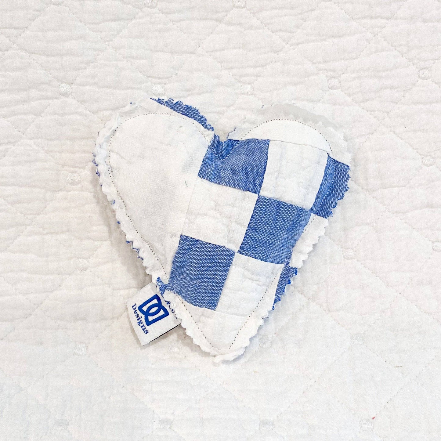 Heart Lavender Sachet–Handmade with Assorted Antique Quilts