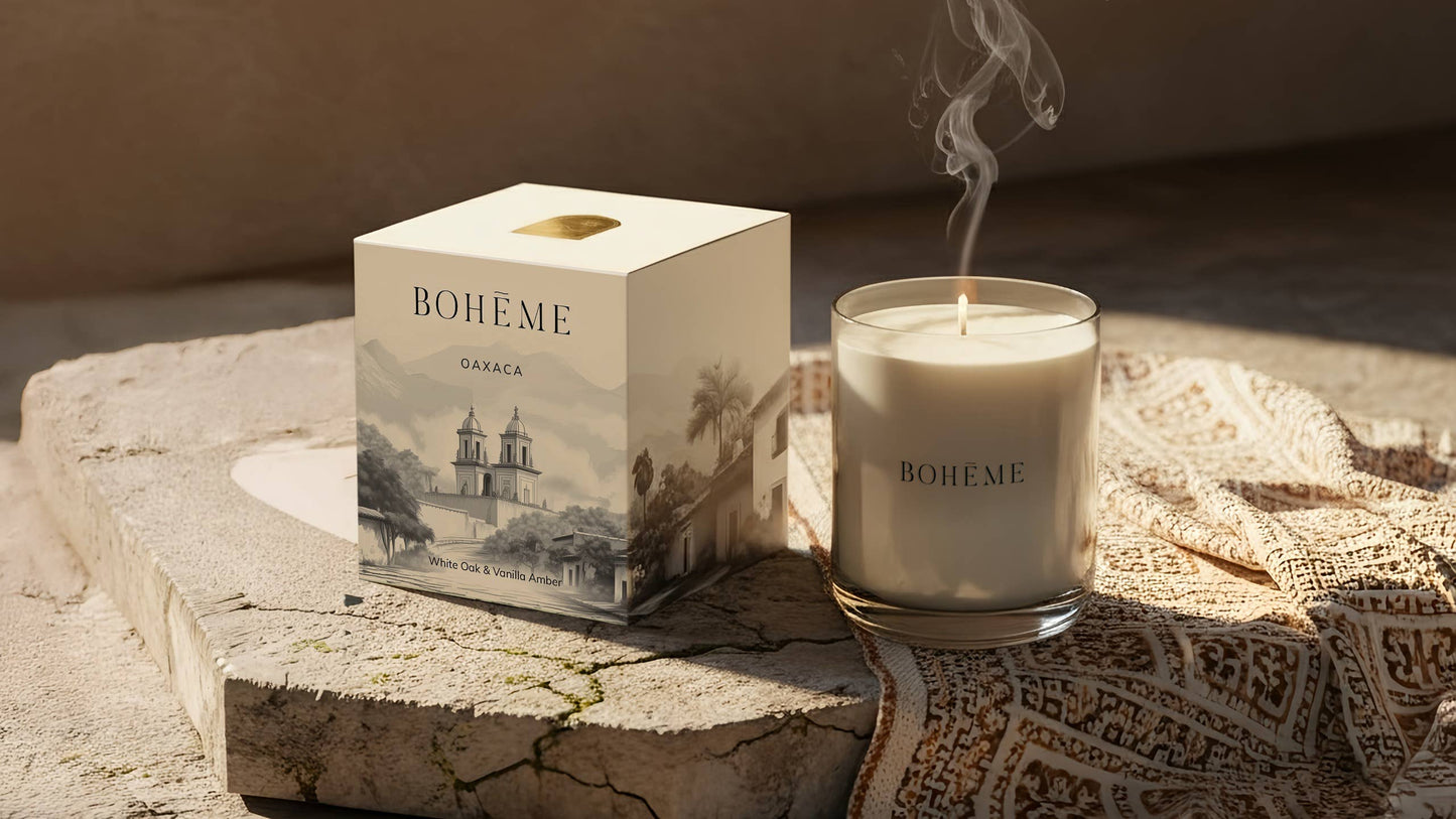 Oaxaca Wholesale Candle – White Oak, Amber & Vanilla