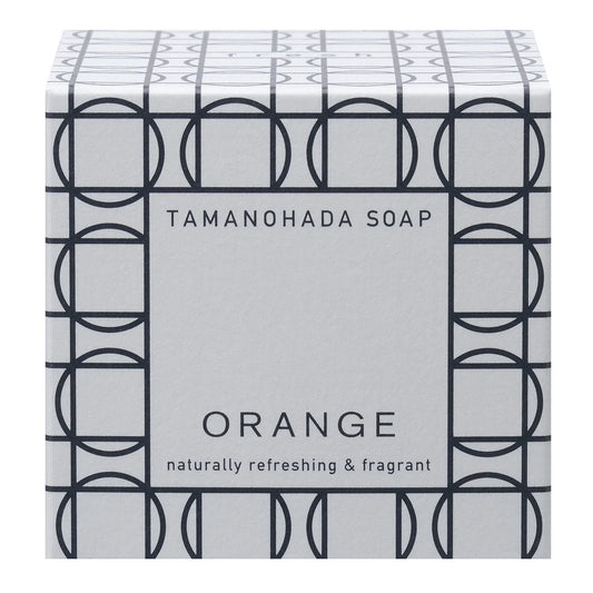 Tamanohada Round Soap-Orange