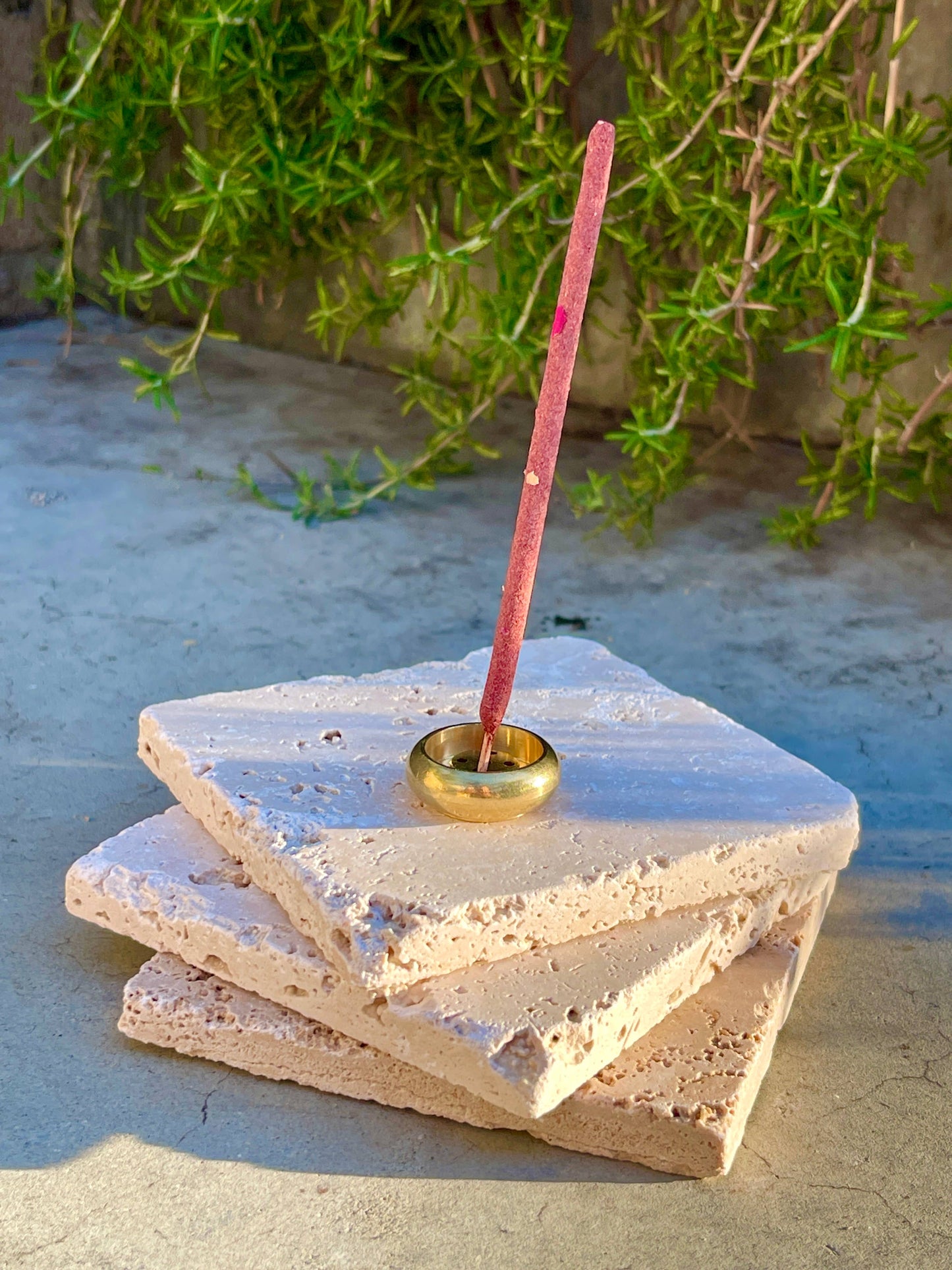 Golden Incense Holder