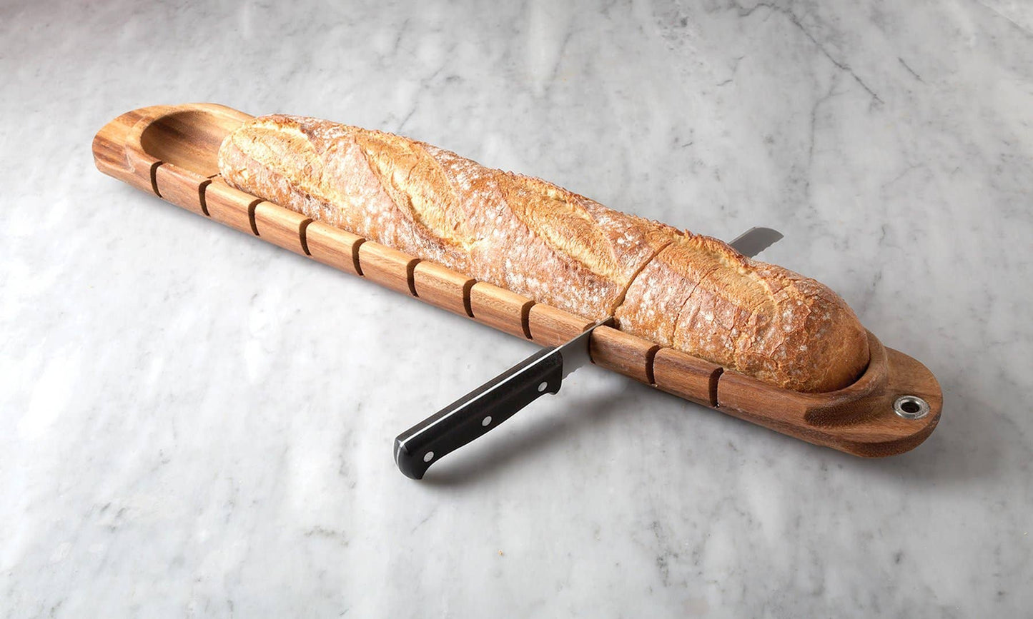 Ironwood French Baguette Miter, Acacia,1.75" x 3.5" x 26.25"