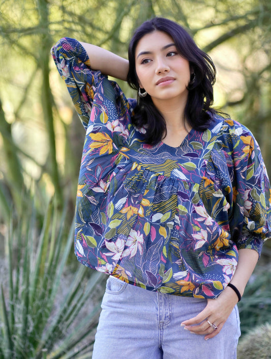 Anjou Top O/S Teal Gold: Teal Gold / One Size
