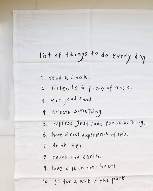 To Do List Towel
