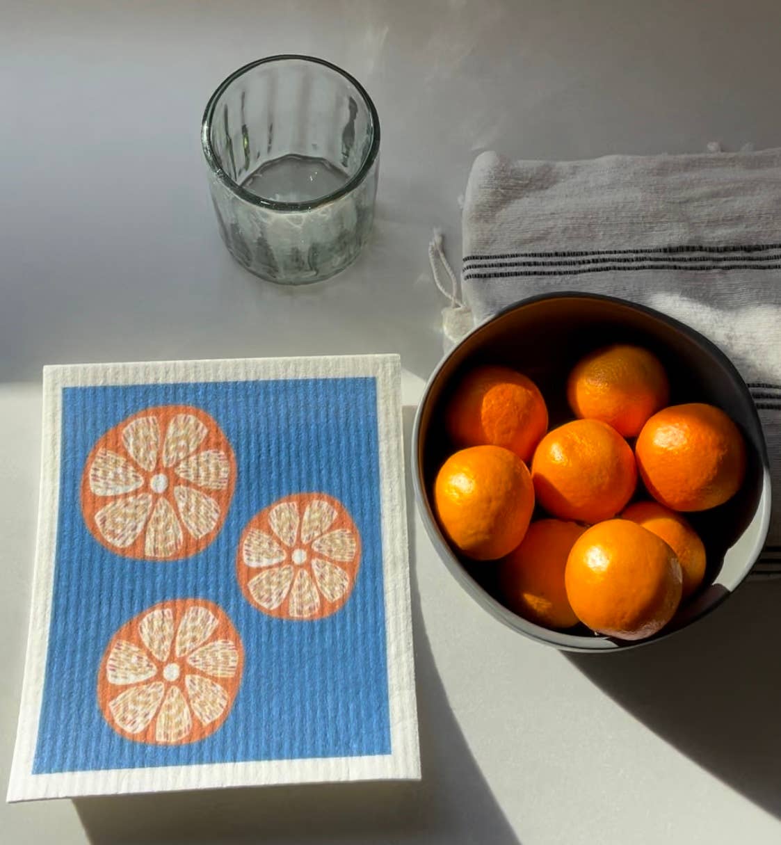 Oranges Swedish Dishcloth