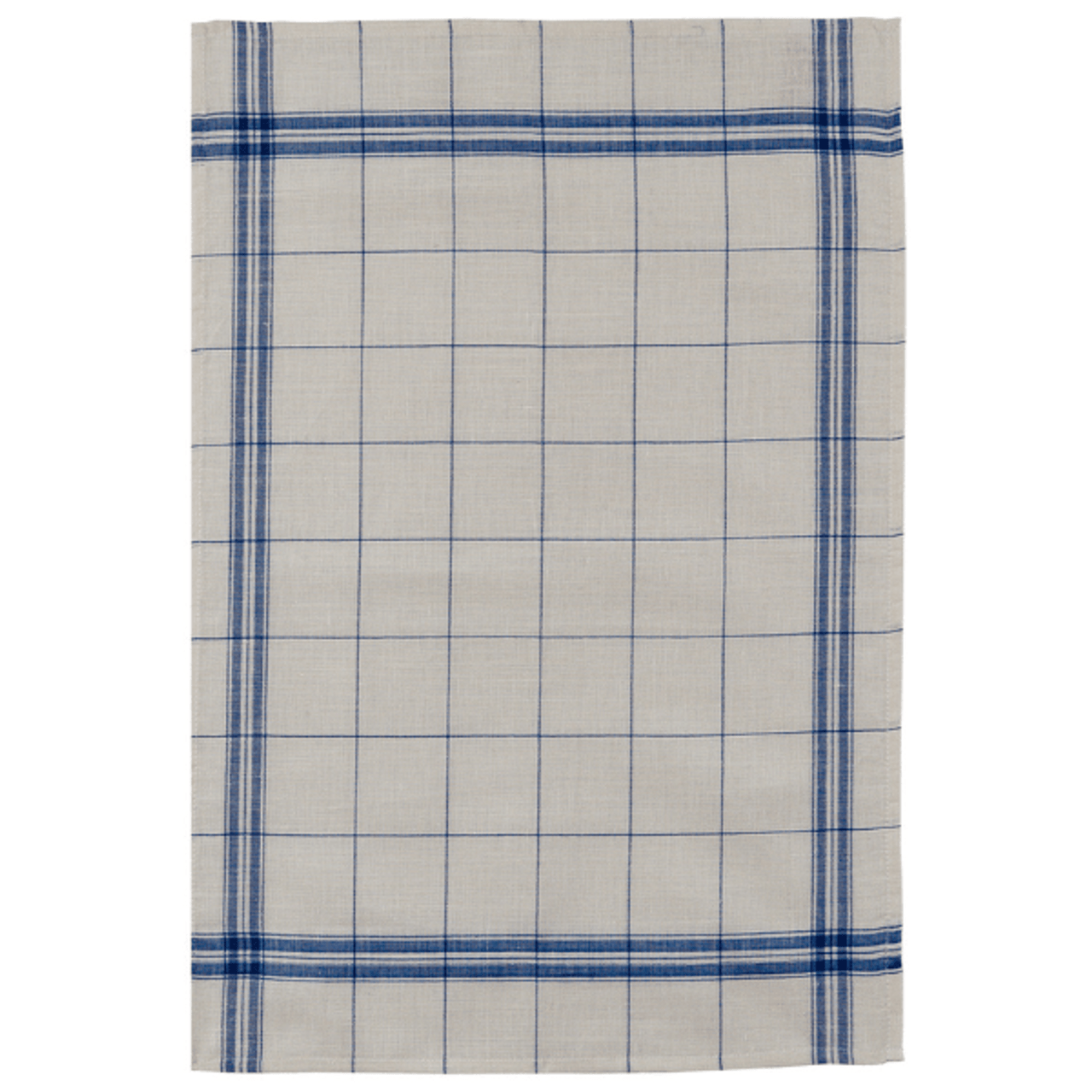 Coucke Blue Checker French Tea Towel