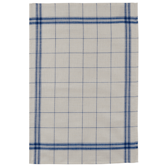 Coucke Blue Checker French Tea Towel
