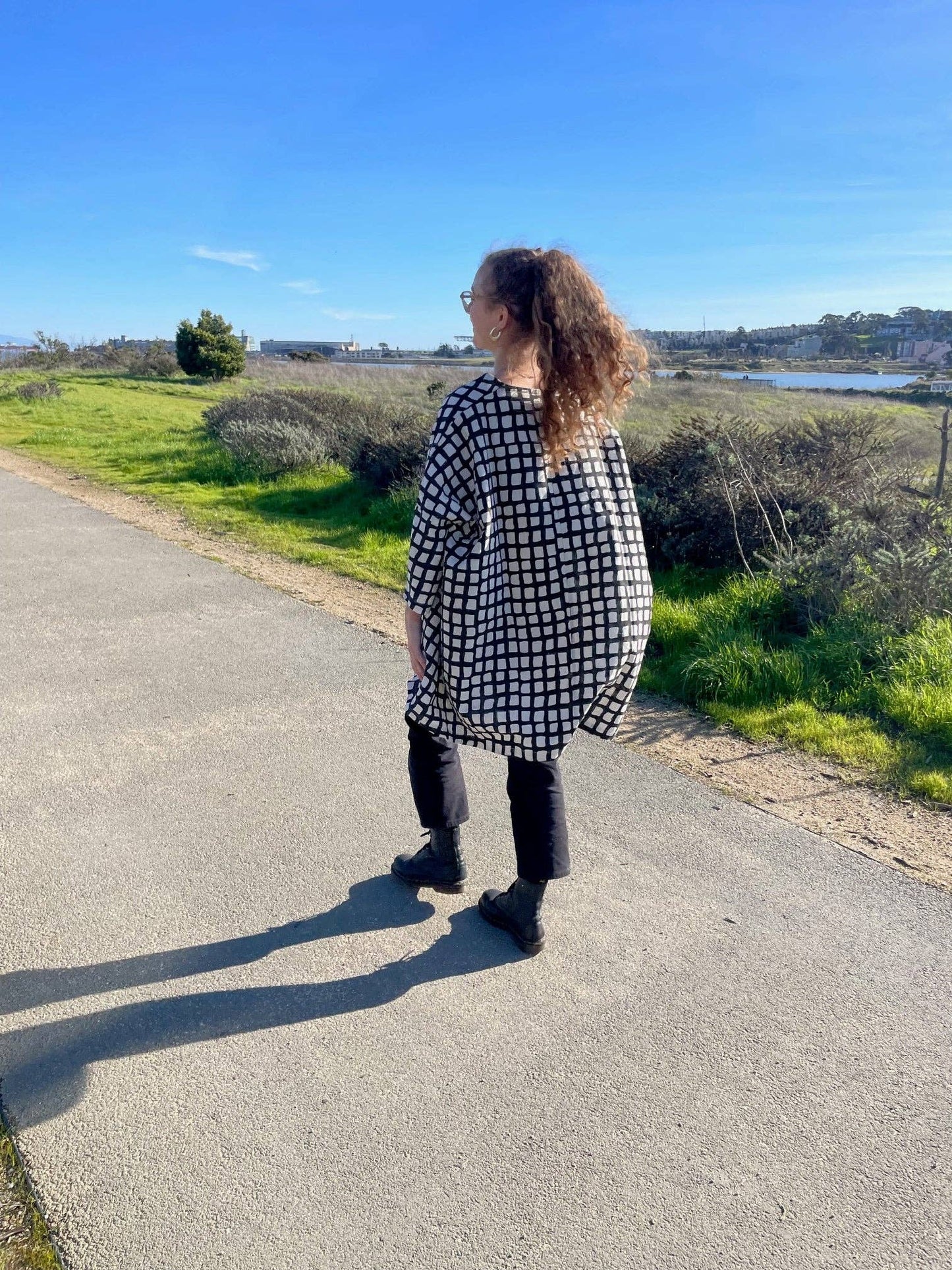 Dress / Tunic Black Check