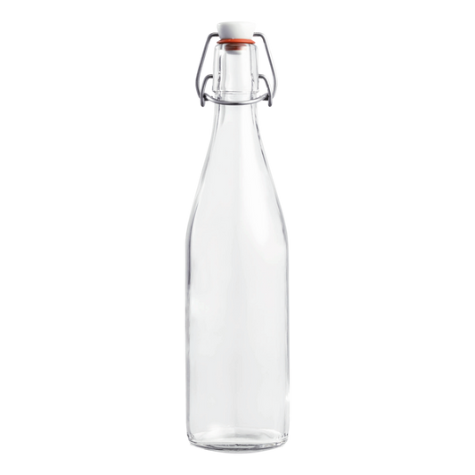 500ml French Glass Swing Top Bottle W/ Airtight Hinged Stop