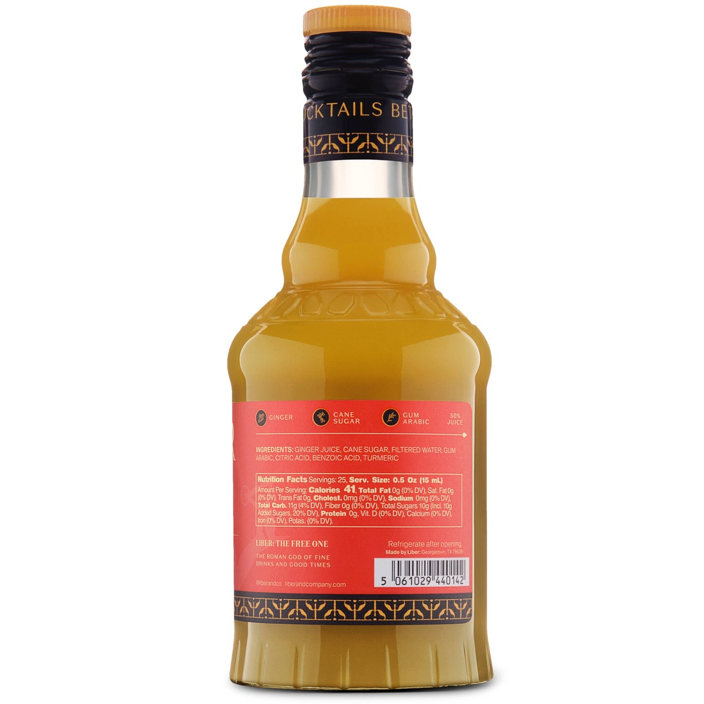 Fiery Ginger Syrup: 375 mL
