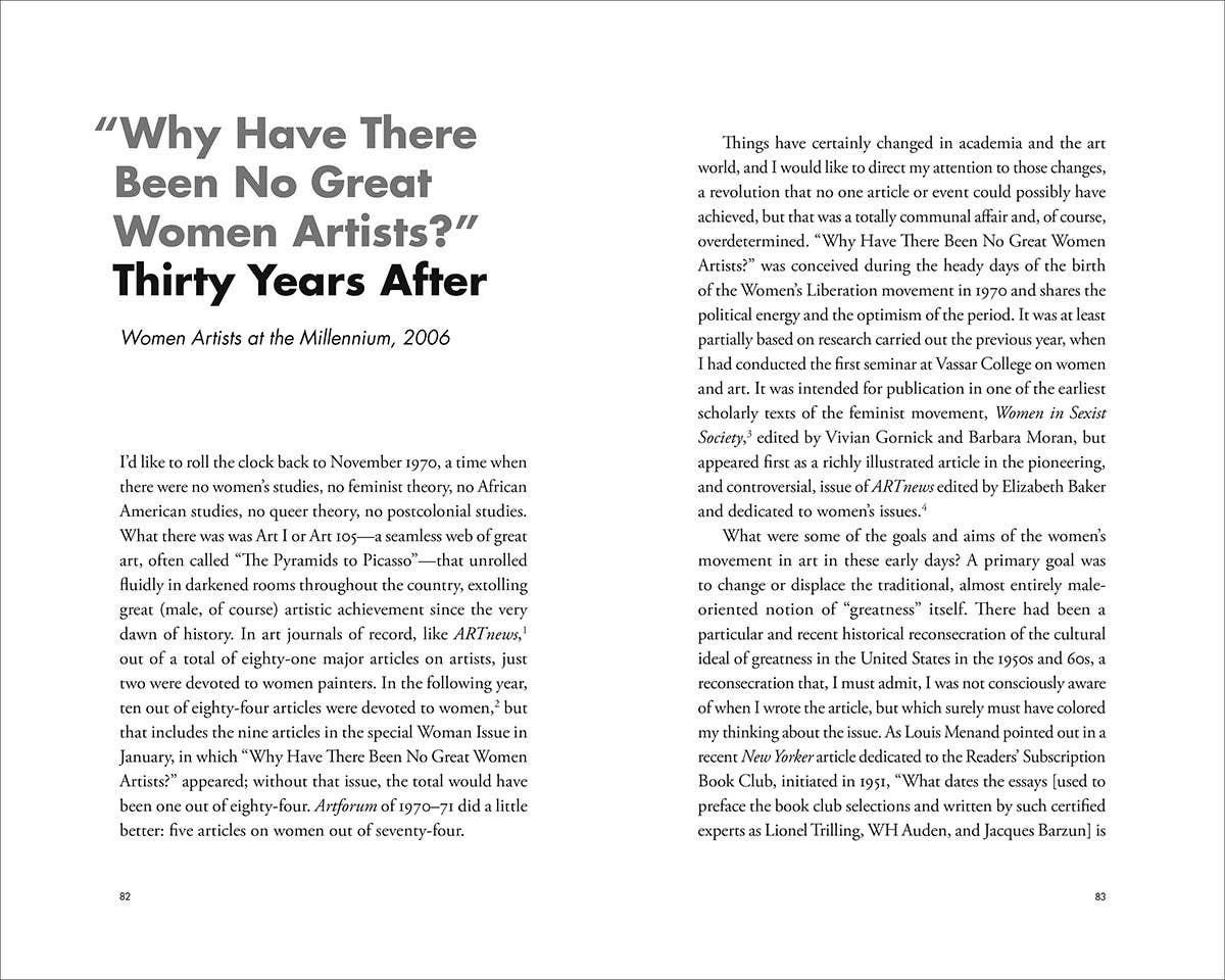 Why Have There Been No Great Women Artists?: Hardcover