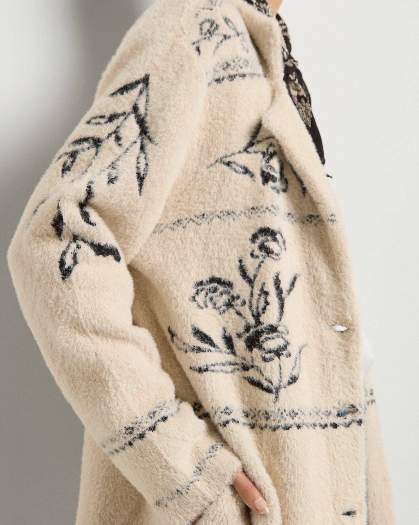 Luxe Coatigan: Cream / M