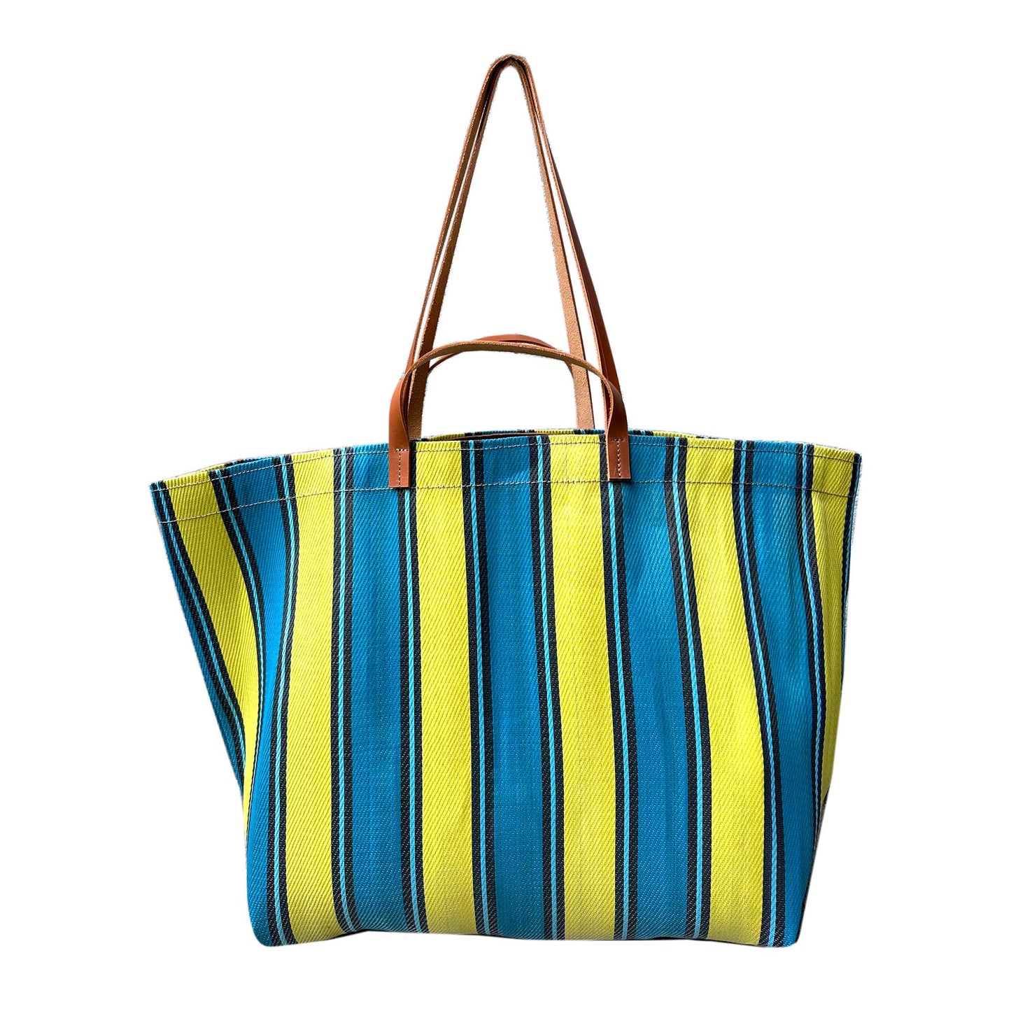 Blue and Yellow LG Market Bag