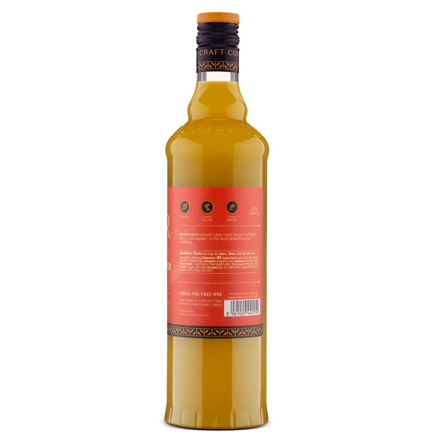 Fiery Ginger Syrup: 375 mL