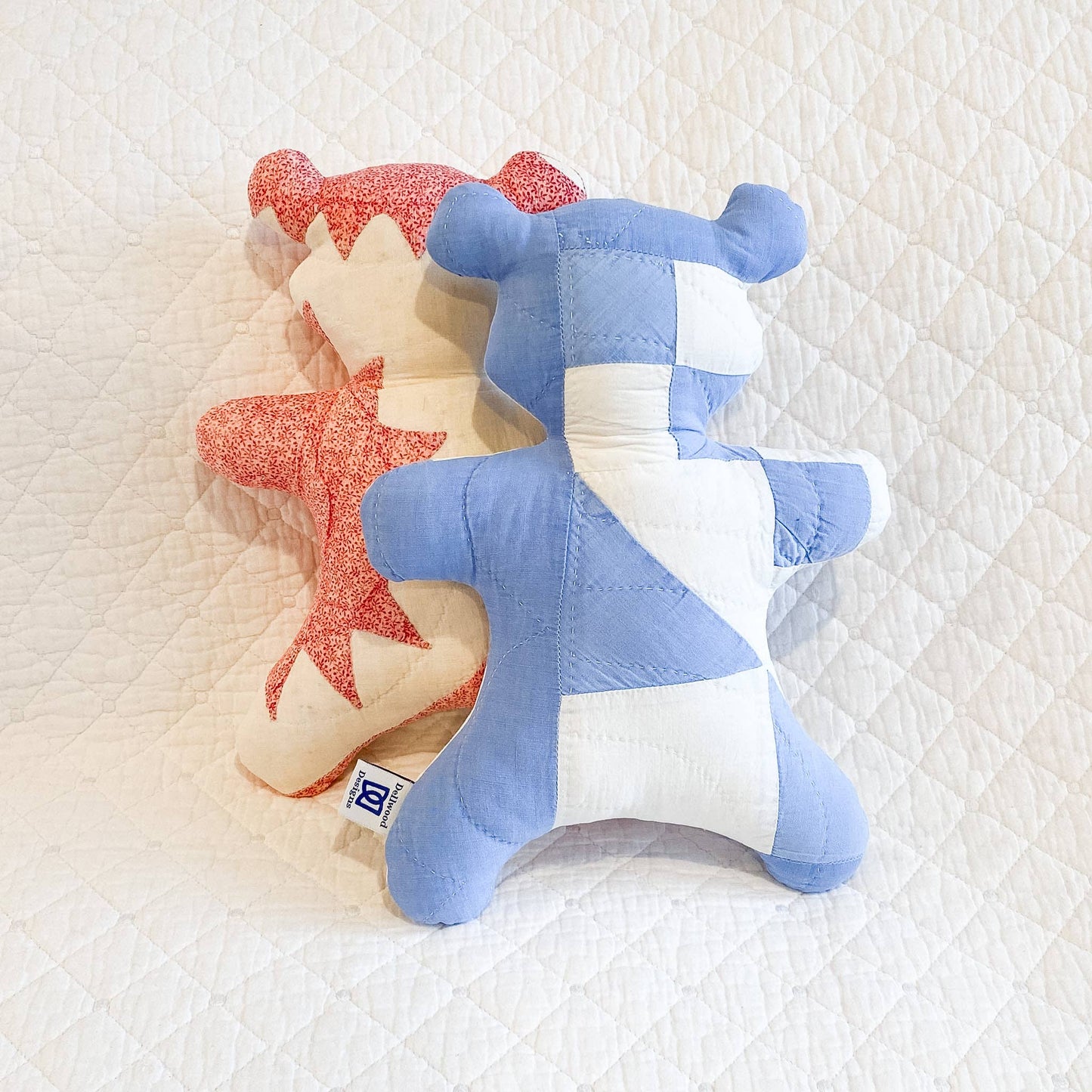 Mini Vintage Quilt Teddy Bear