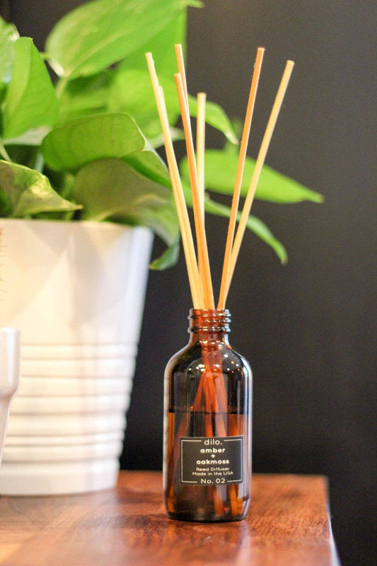 No. 02 Amber + Oakmoss Reed Diffuser