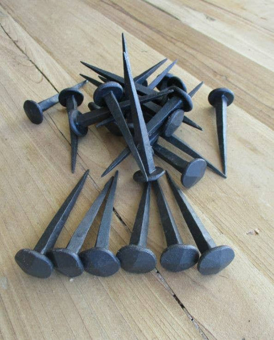 .75" Wide Hand Forged Decorative Nail / Clavo / Wall Hooks