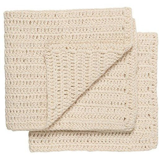 Cotton Hand Crochet Dishcloth - Natural - Ettiene Market