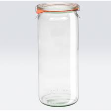 Weck 908 1L Cylindrical Jar - Ettiene Market