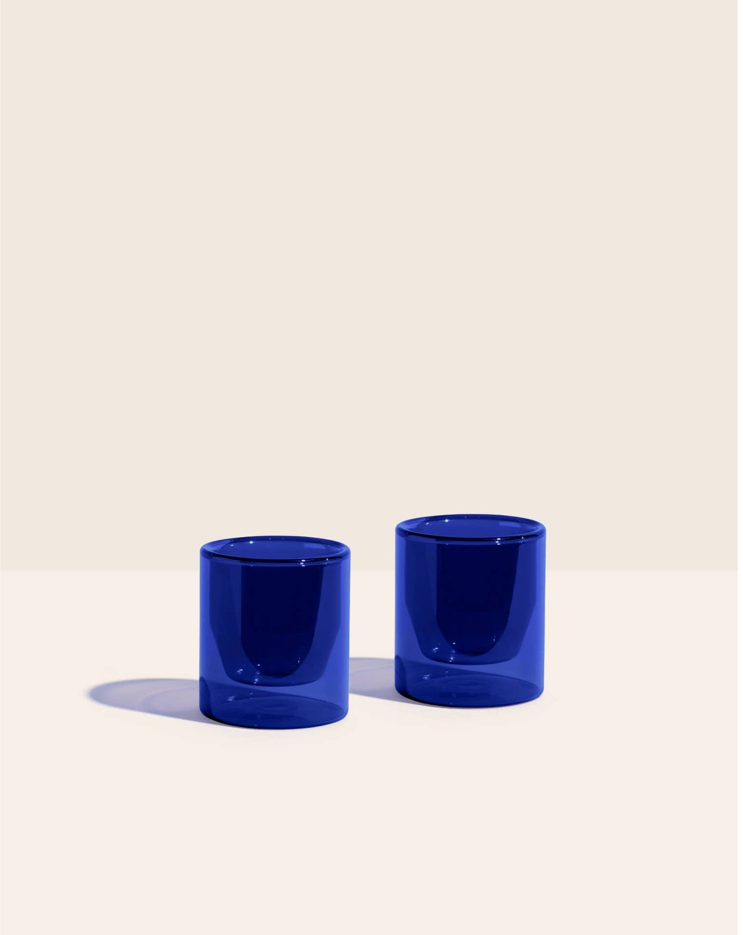 6 oz Double-Wall Cobalt Glass