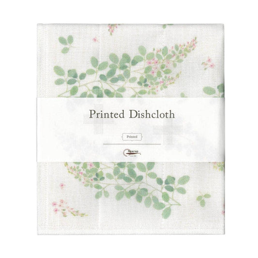 Nawrap Printed Dishcloth: Japanese Bush Clover