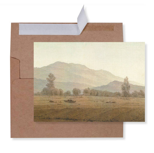 Desert Scene Greeting Card | Vintage Landscape | 5X7