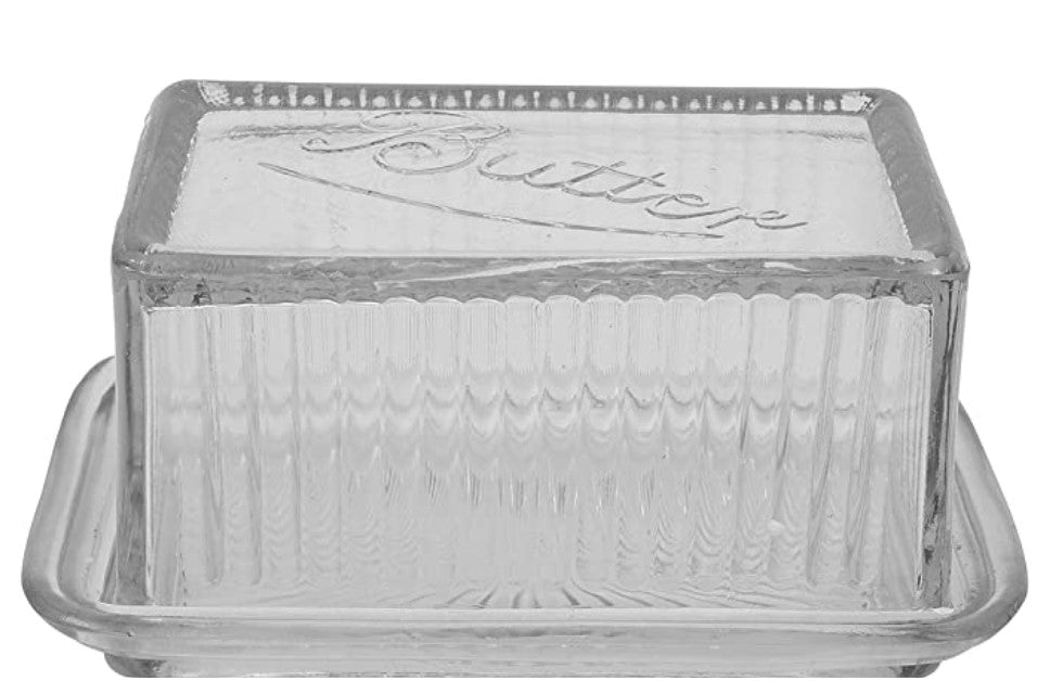 English Glass Butter Dish The Standard Mckinney