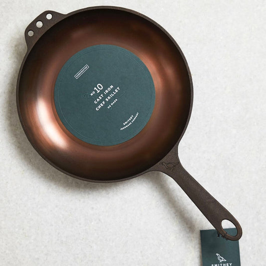 Smithey Ironware 10" Cast Iron Chef Skillet - Ettiene Market