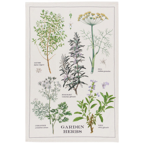 Garden Herb Tea Towel